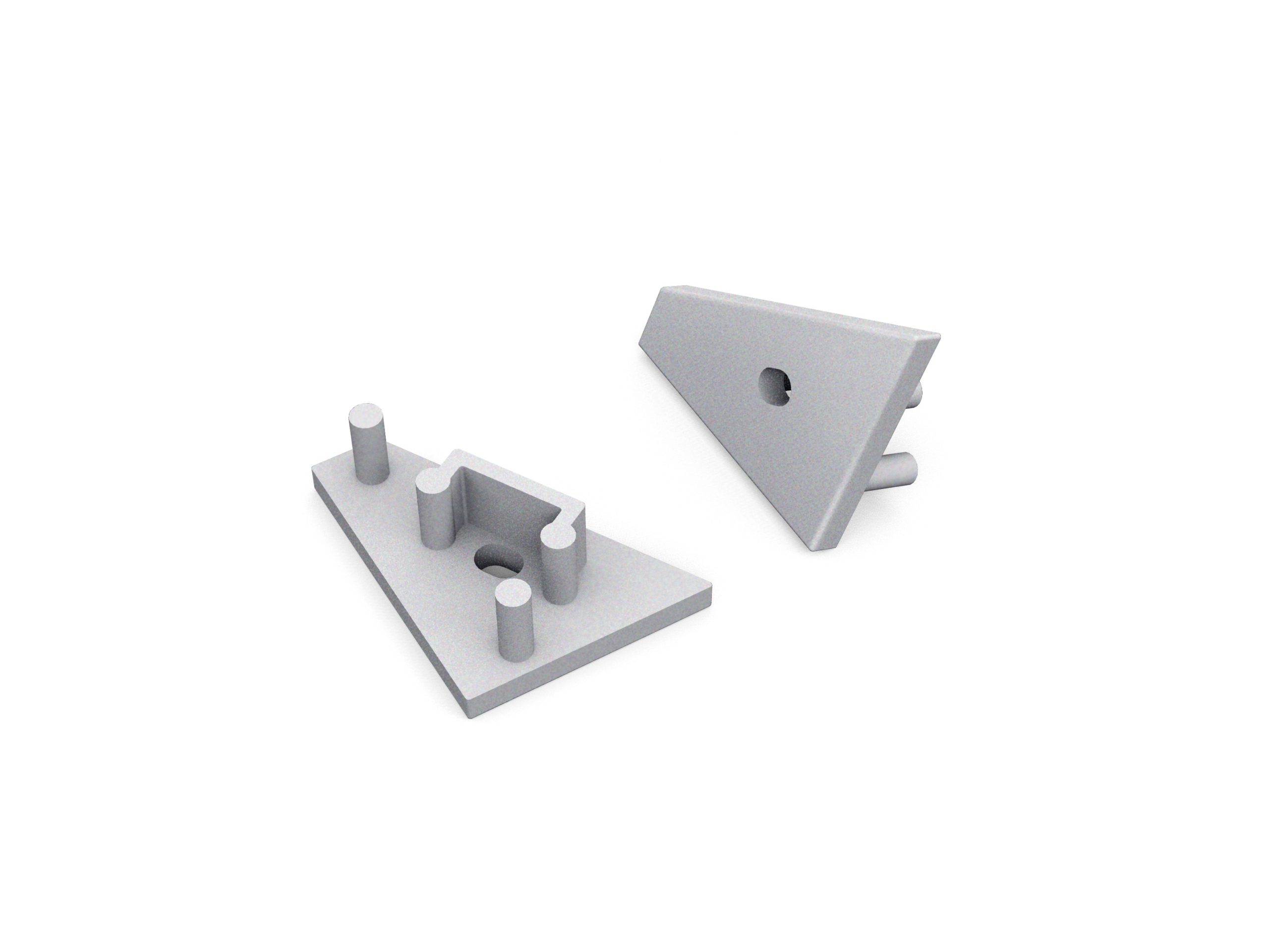 CORNER10 BC/UX προφίλ για ταινία LED 0086