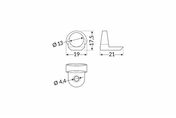PEN8 I προφίλ για ταινία LED 0093
