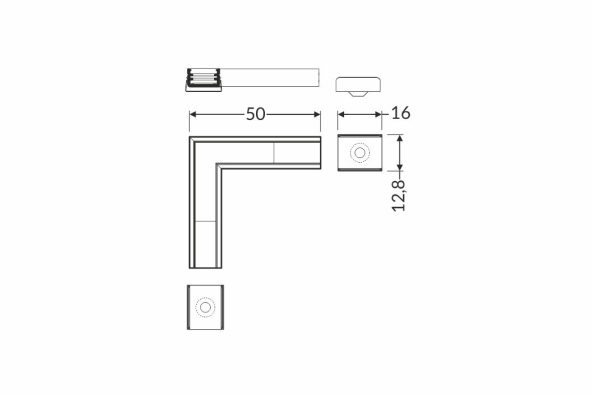 SLIM8 AC2/Z Προφίλ για Ταινία LED 0172