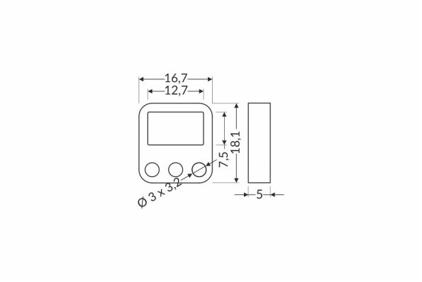 SLIM8 AC2/Z Προφίλ για Ταινία LED 0172