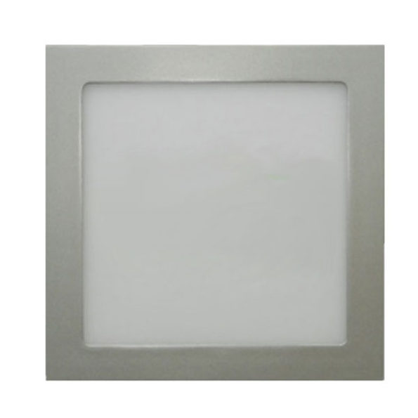 Recessed Square LED Panel 20W Grey