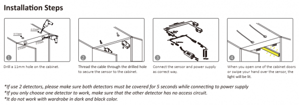 Αισθητήρας DOOR / HAND Sensor (με διακόπτη επιλογής) Διπλός Εξωτερικός IR011 12-24V 4A