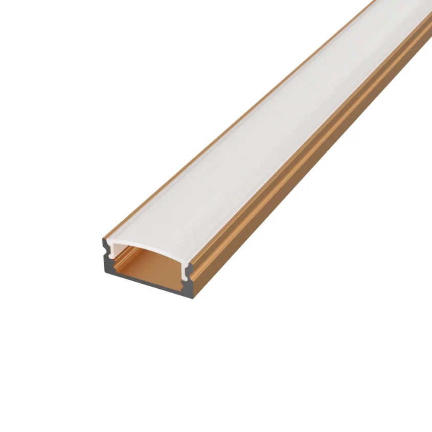 LP101BR LED profile SURFACE 1 BRONZE 2m (3470)